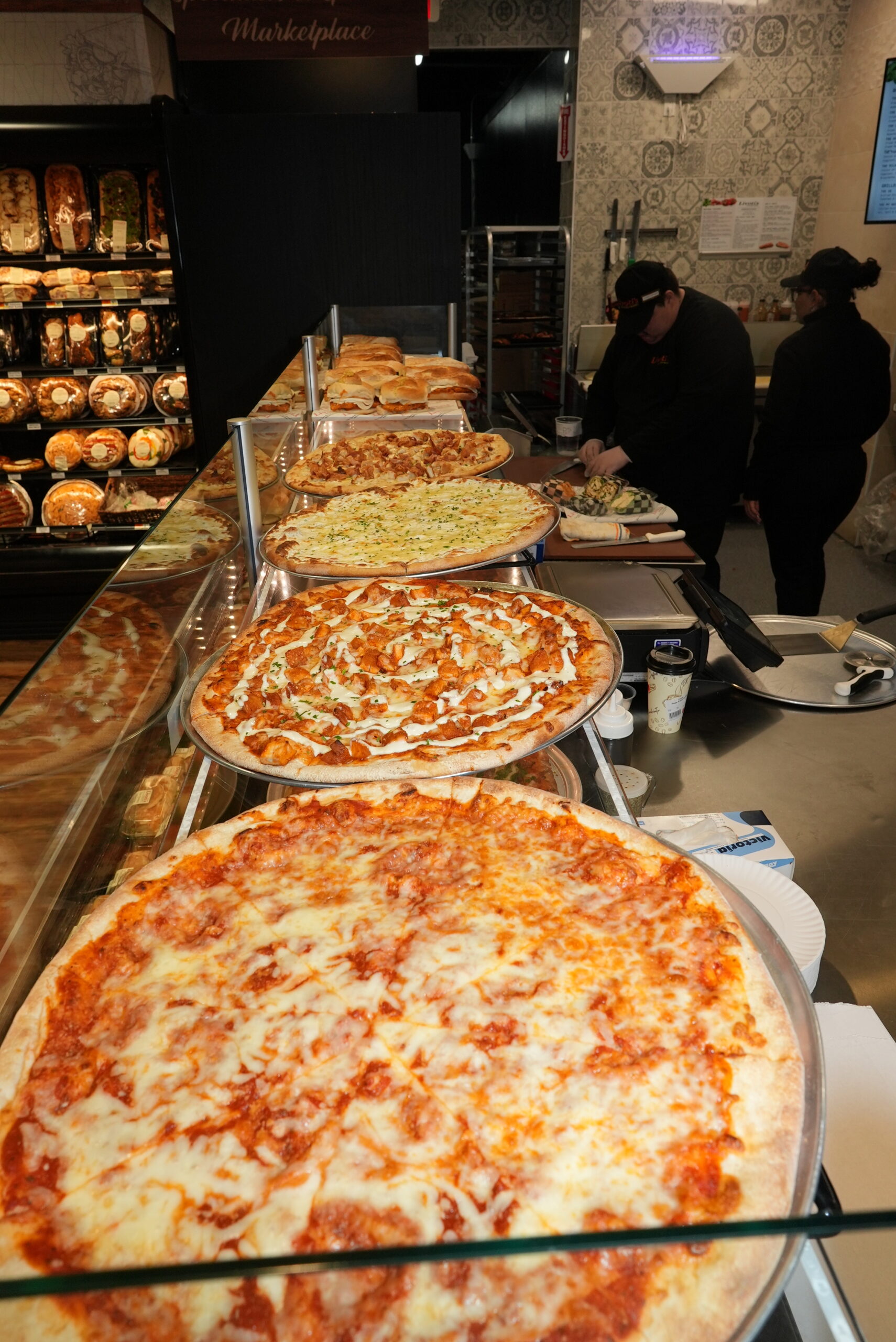 Livoti's Brick Oven Pizza Overhead Shot